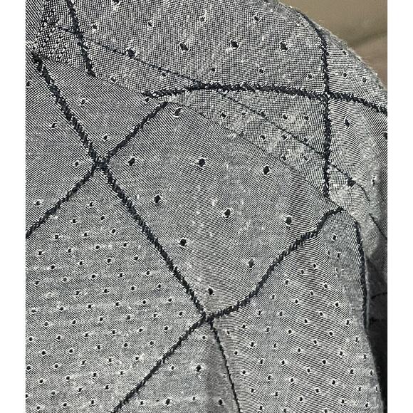 PRANA Men’s Large Rennin Woven Button Front Shirt Long Sleeve Casual Work - Picture 8 of 9